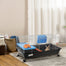 pawhut-cage-roulante-pour-petits-animaux-35-l-avec-plateforme-rampe-gamelle-et-a image 3