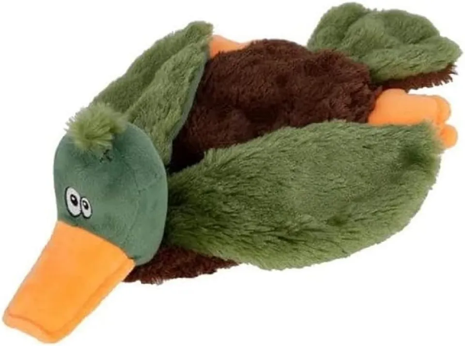 kerbl-pet-canard-dagobert-polyester-40cm-lot-de-3-jouet-chien image 1