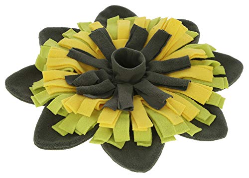 kerbl-pet-tapis-renifler-sunflower-jaune-vert-40-cm image 6