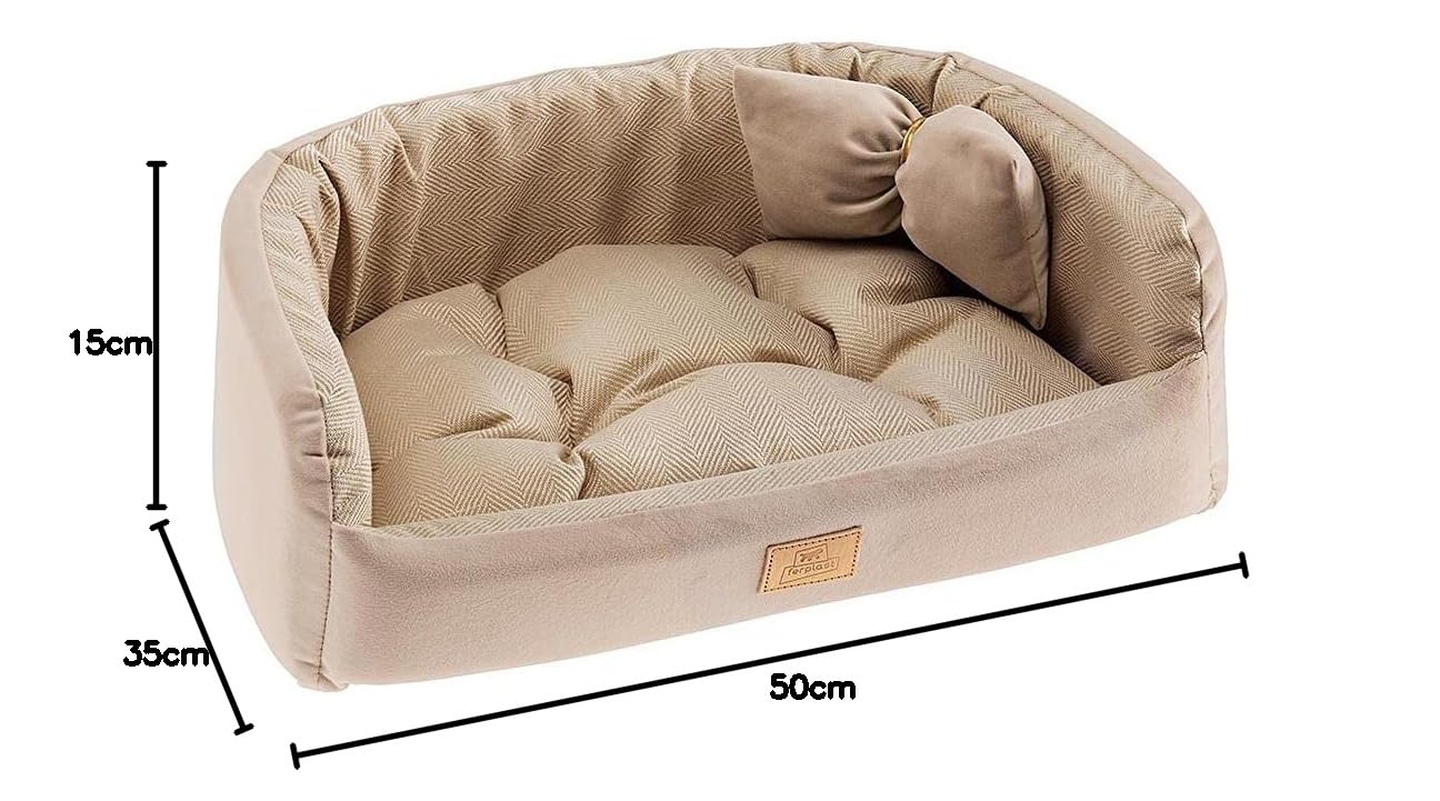 ferplast-harris-50-coussin-pour-chien-et-chat-beige image 3