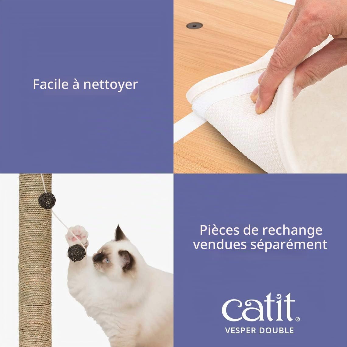 catit-vesper-double-52048-arbre-chat-noyer-2-cubes image 7