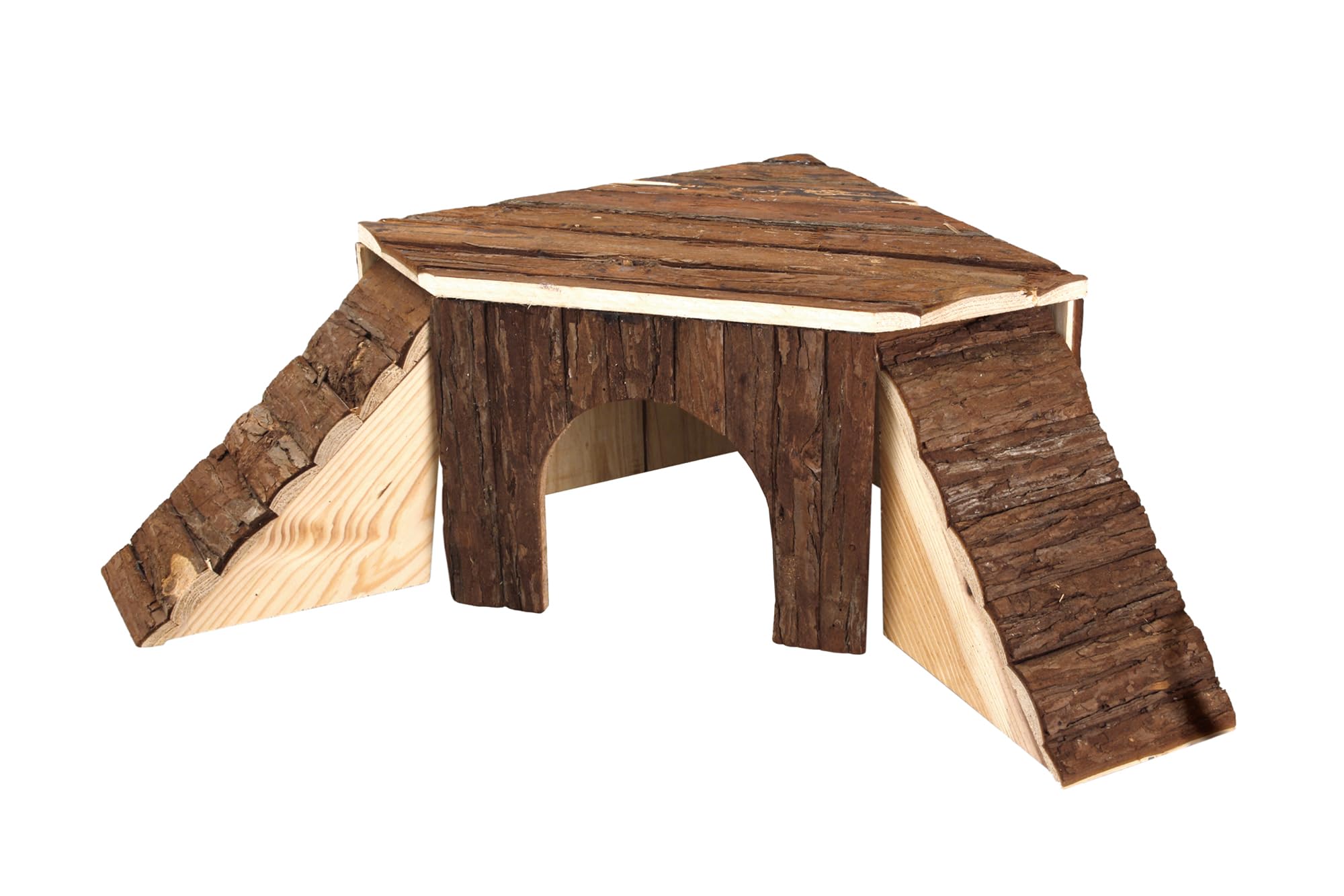 karlie-84281-maison-pour-rongeur-en-bois-avec-rampes-4-dimensions image 1