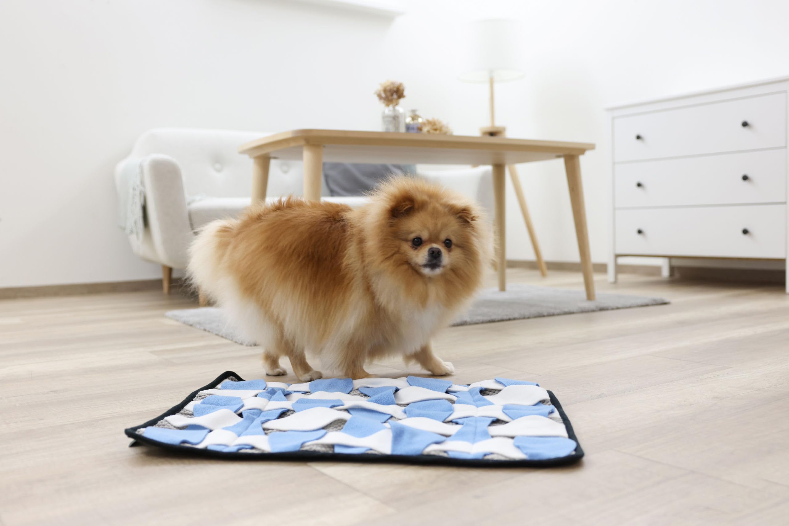 kerbl-pet-tapis-renifler-waffle-gris-blanc-bleu image 5