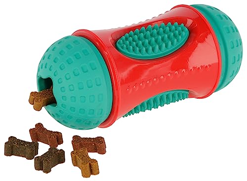 kerbl-pet-rouleau-jouet-toyfastic-rouge-turquoise-13-x-6-cm-friandises image 7