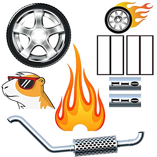 ferplast-dragster-cage-hamster-design-voiture-course-medium-noire image 5