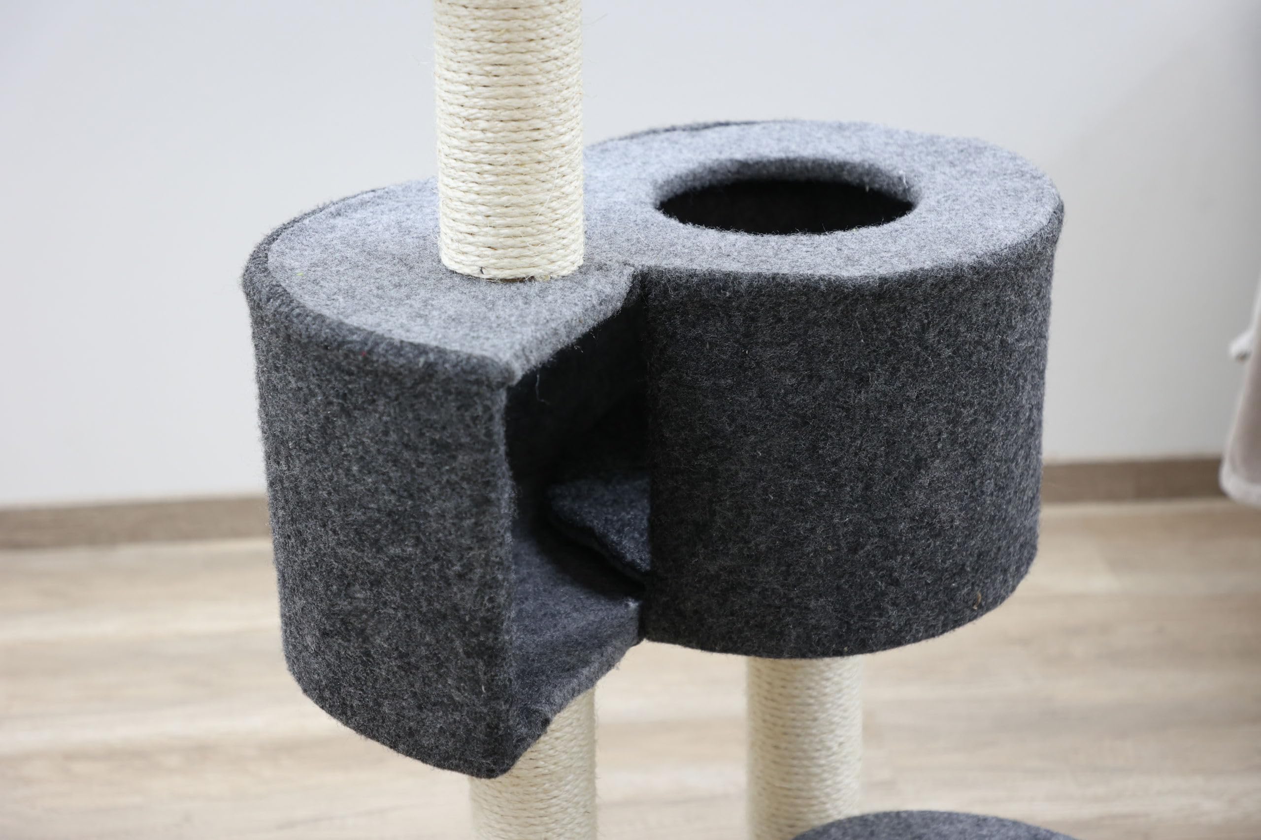 kerbl-pet-arbre-chat-fridolin-gris-106-cm-feutre-et-sisal image 2