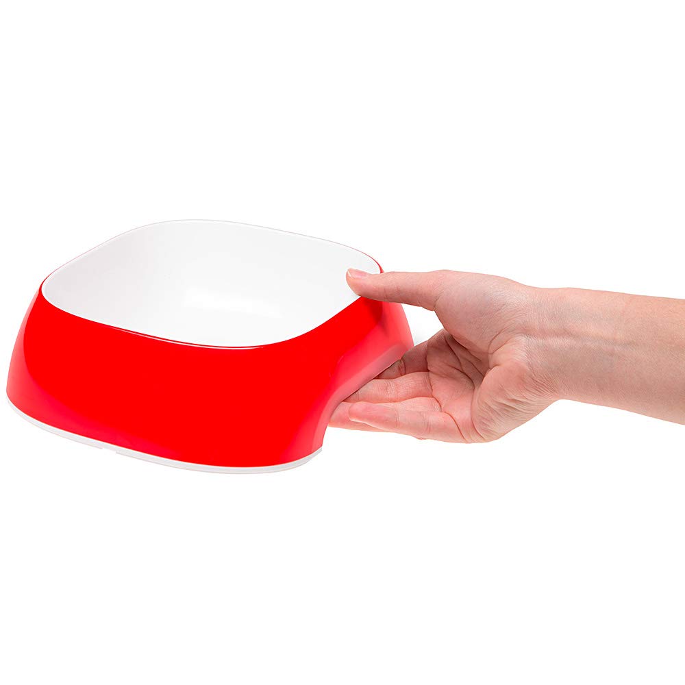ferplast-glam-small-gamelle-chat-plastique-0-4-l-rouge image 5