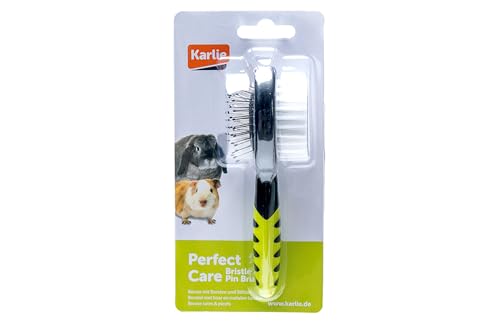 karlie-brosse-2-en-1-en-caoutchouc-pour-rongeurs-noir-vert-14-5-x-4-5-cm image 8