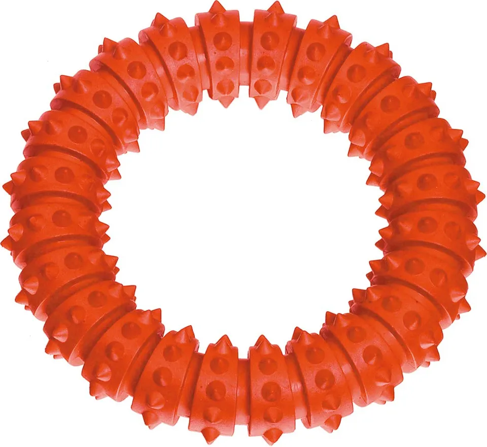 karlie-flamingo-anneau-aquatique-ruffus-pour-chien-orange-15-cm image 1