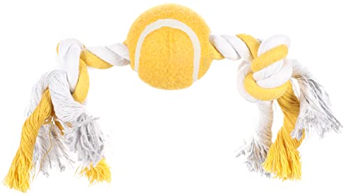 karlie-flamingo-quinn-jouet-chien-corde-2-n-uds-avec-balle-tennis-30-x-6-5-x-6-5 image 8