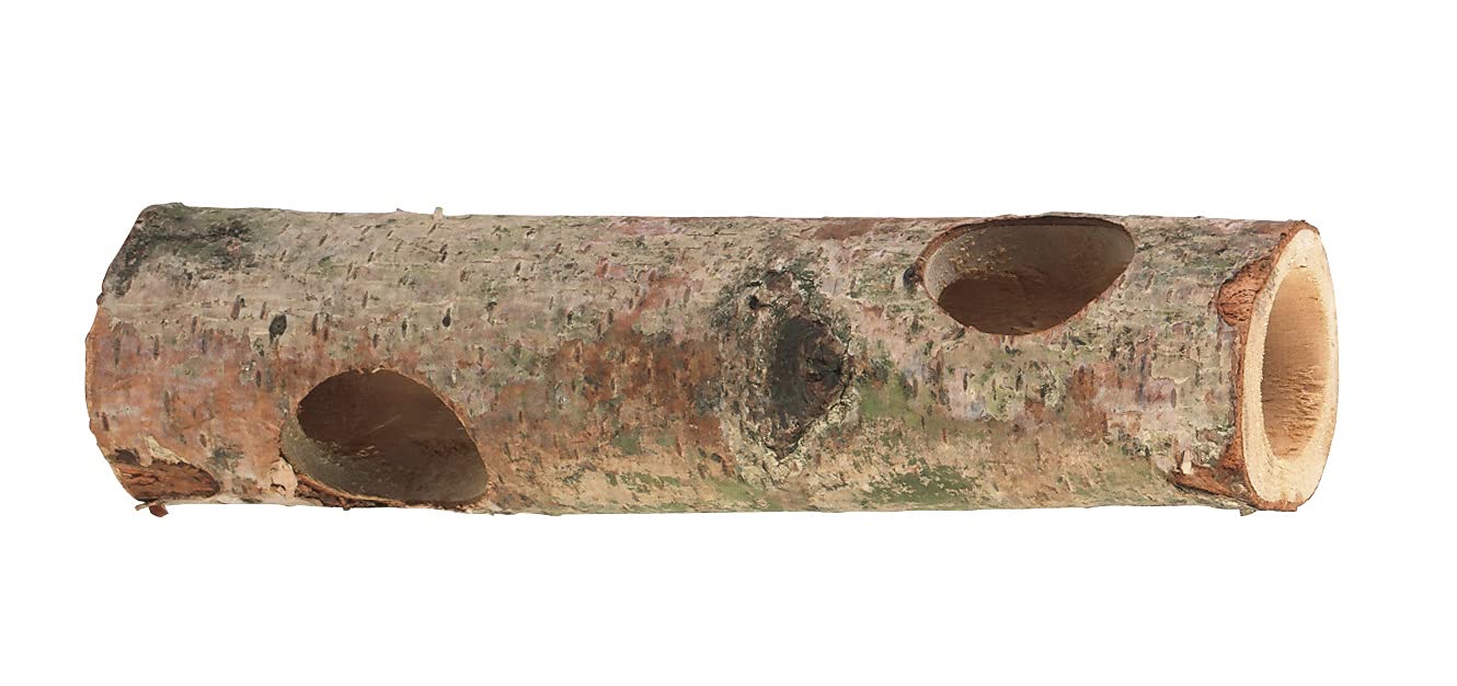 kerbl-pet-tunnel-petit-rongeur-bois-naturel-20-cm image 2