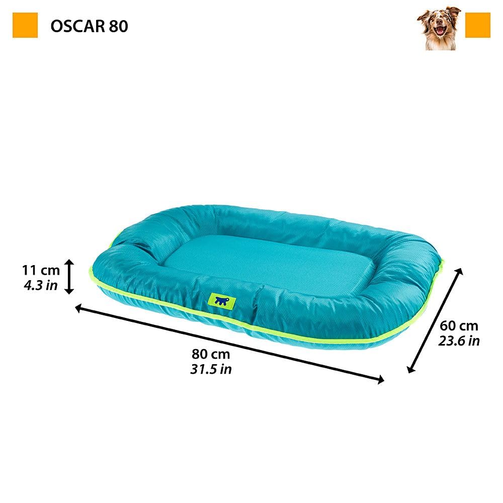 ferplast-oscar-80-matelas-pour-chien-moyen-anti-rayures-imperm-able-bleu-80-x-60 image 2