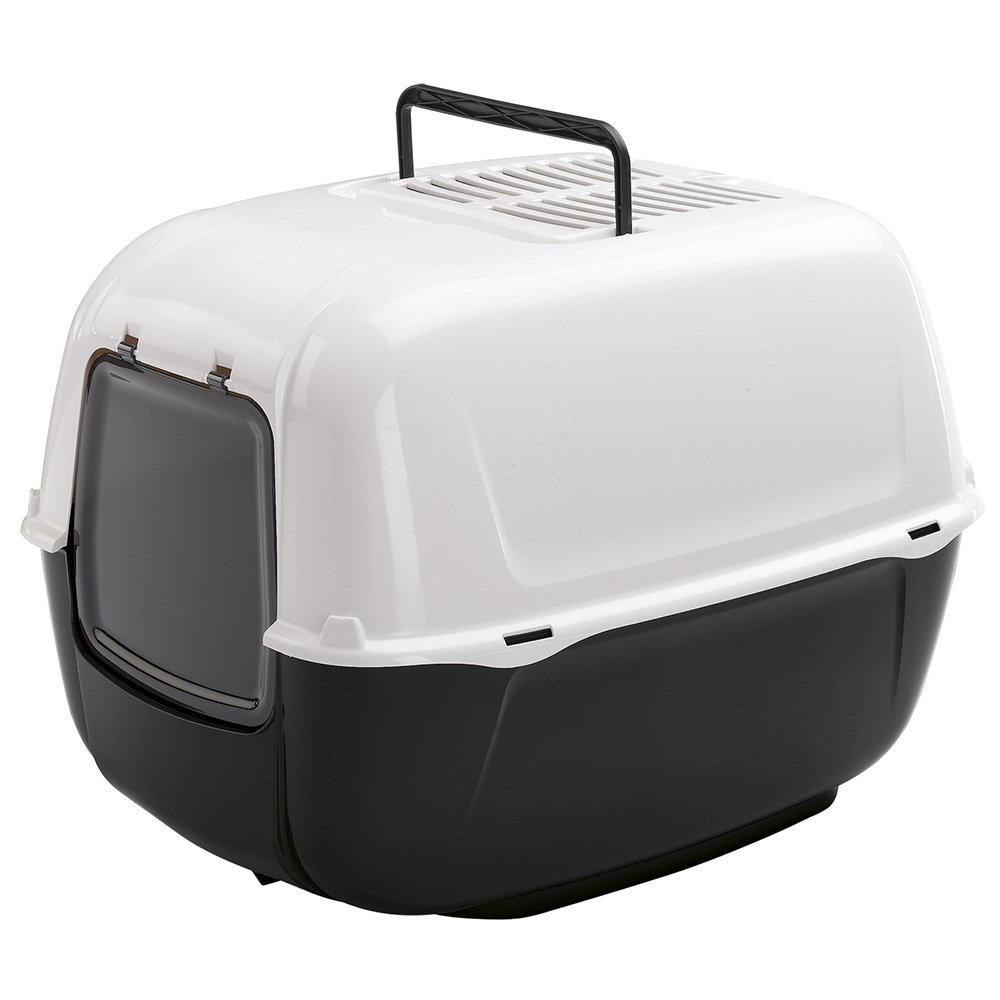 ferplast-prima-grand-maison-de-toilette-pour-chat-noire-39-5-x-52-5-x-h-38-cm-av image 1
