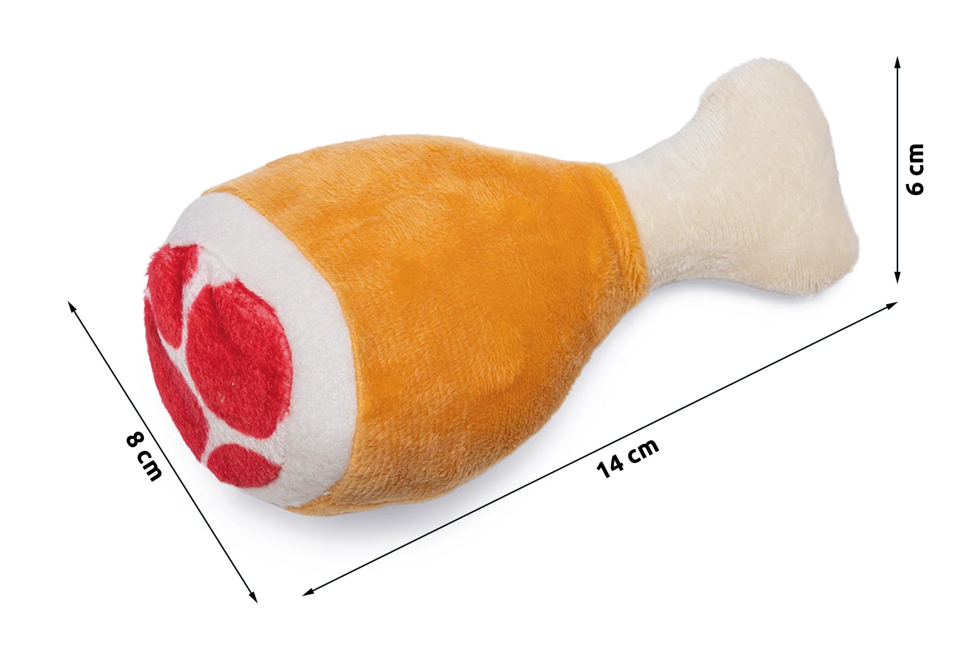 karlie-peluche-massue-pour-chien-12-5-cm image 3