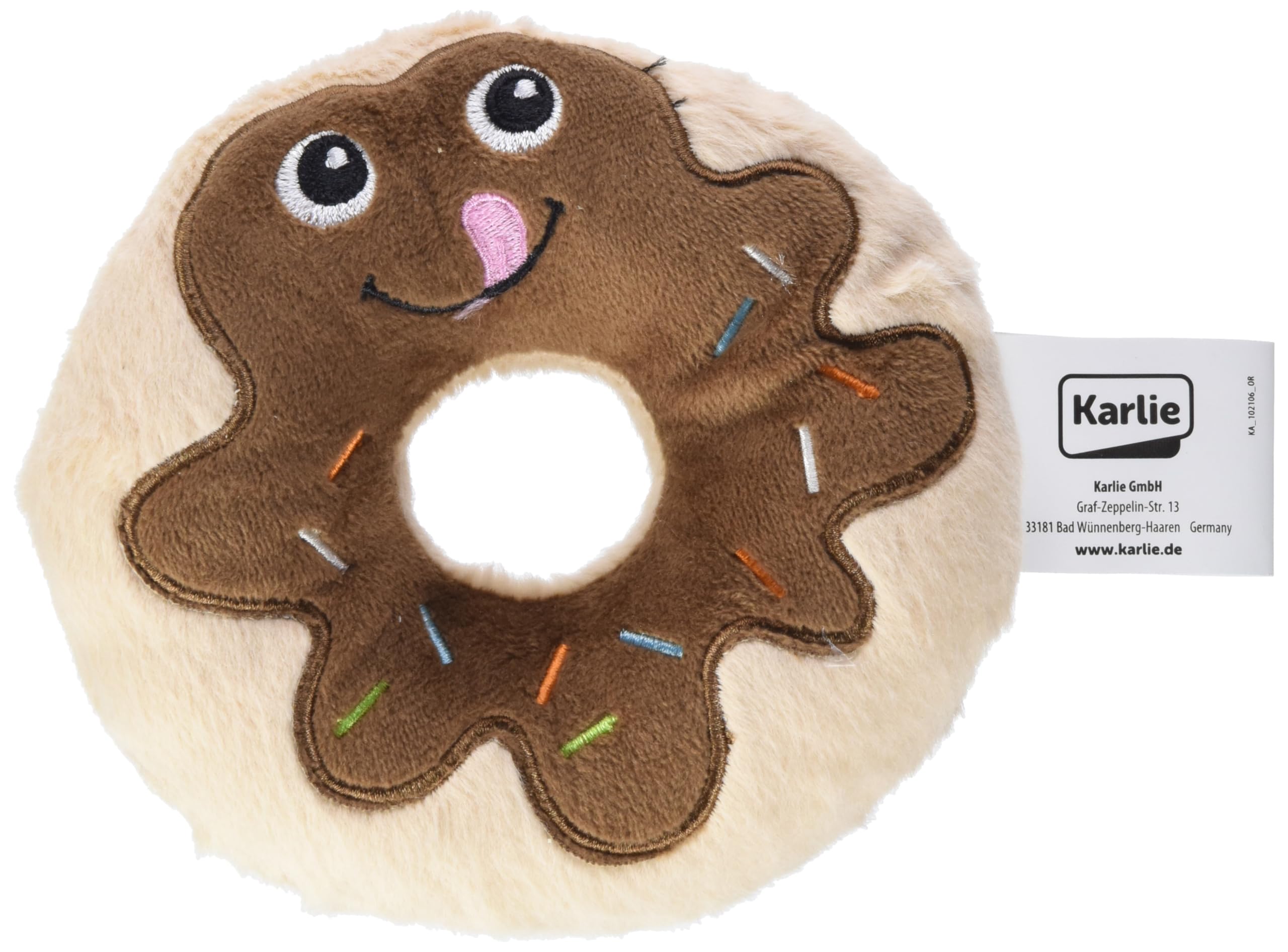 karlie-jouet-chien-peluche-donut-avec-couineur image 3