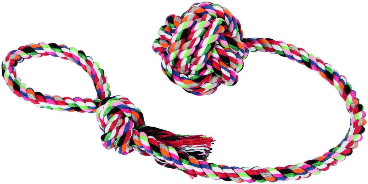 kerbl-pet-balle-avec-corde-pour-chien-coton-53-cm-6-cm image 1