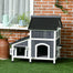 pawhut-abri-chat-ext-rieur-toit-imperm-able-multi-entr-es-gris image 4