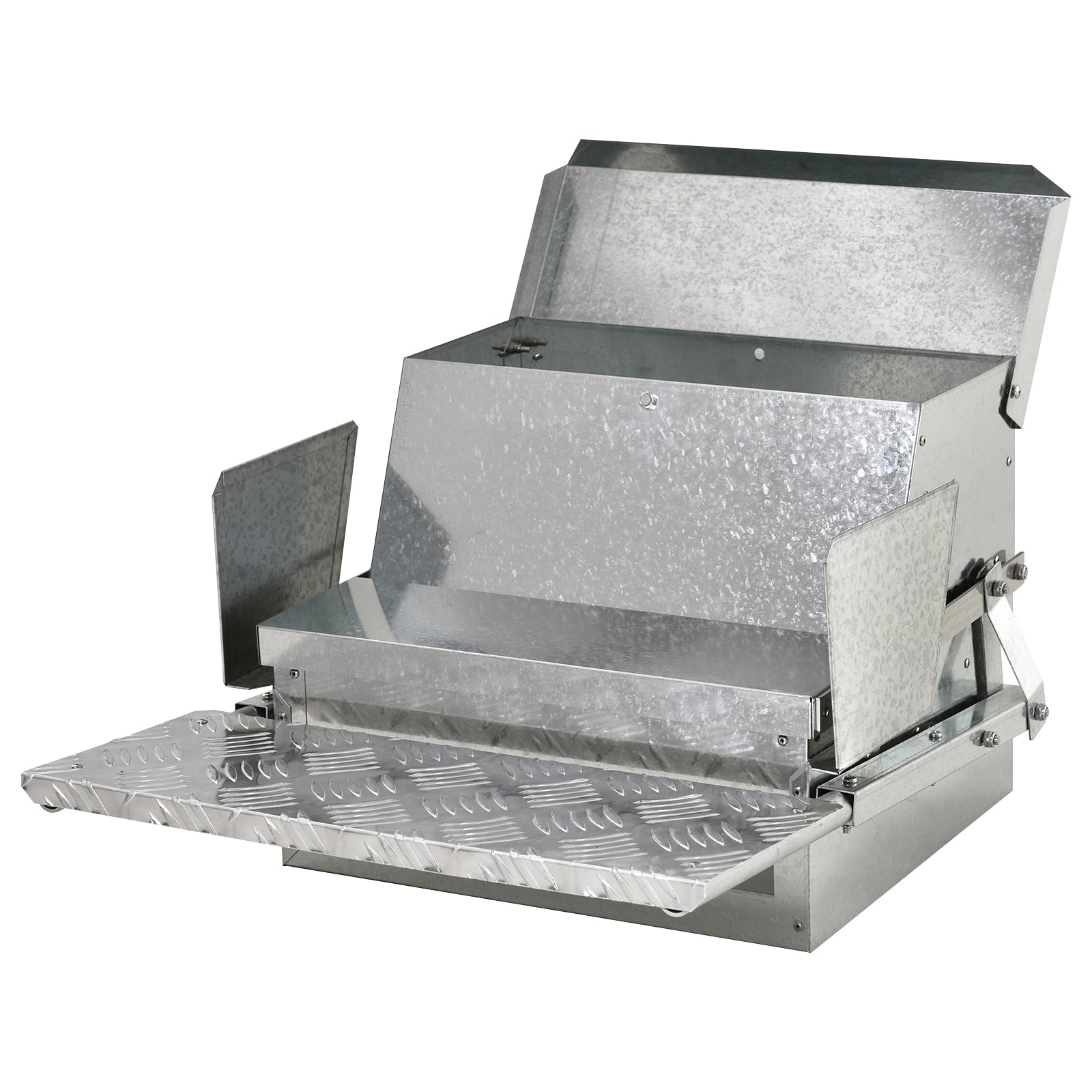 pawhut-mangeoire-poules-automatique-11-5-kg-tanche-pour-10-poules image 2