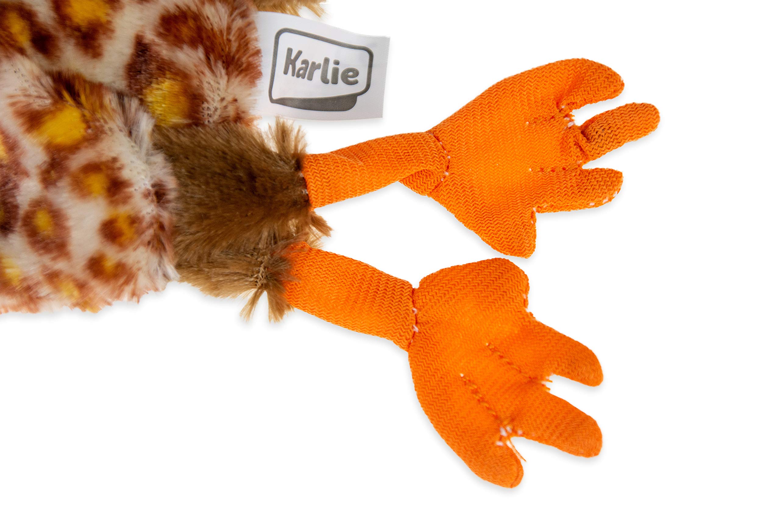 karlie-peluche-poulet-flatinos-l-25-cm-jouet-pour-chien-sans-remplissage-avec-co image 2