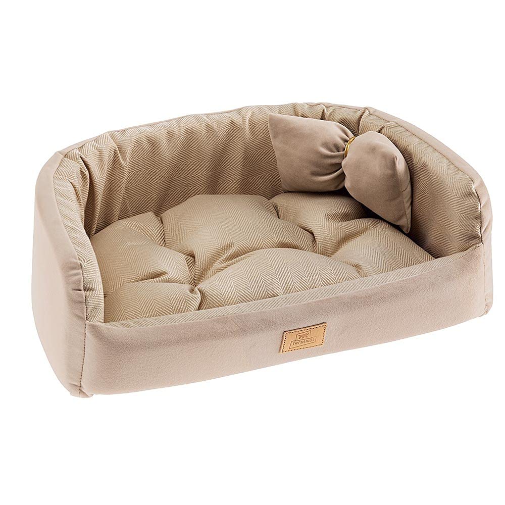 ferplast-harris-50-coussin-pour-chien-et-chat-beige image 1