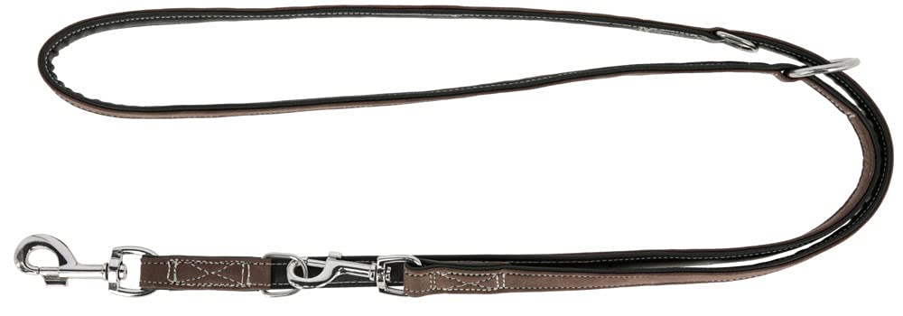 kerbl-california-laisse-longue-pour-chien-brun-200-cm-20-mm image 1