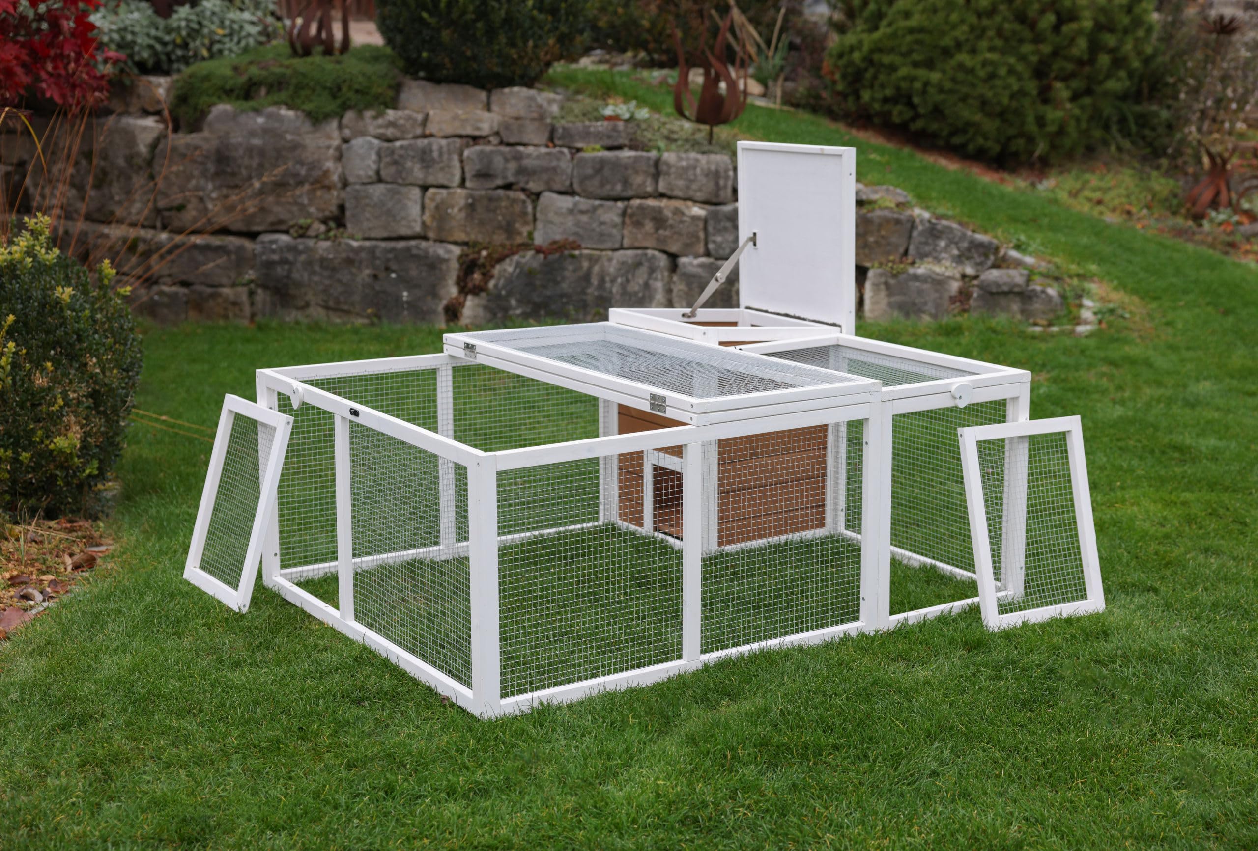 kerbl-pet-enclos-ext-rieur-avec-abri-int-gr-132x102x59-cm-pour-lapin-maison-en-b image 8