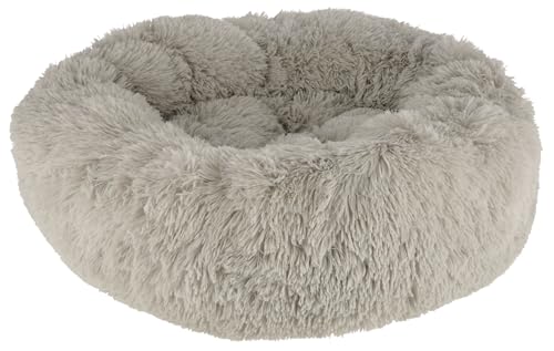 kerbl-fluffy-corbeille-donut-pour-chien-et-chat-gris-clair-76-x-19-cm image 4