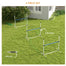 pawhut-kit-d-agilit-pour-chien-4-pi-ces-r-glable-avec-tuyau-d-eau-et-sac-de-tran image 7