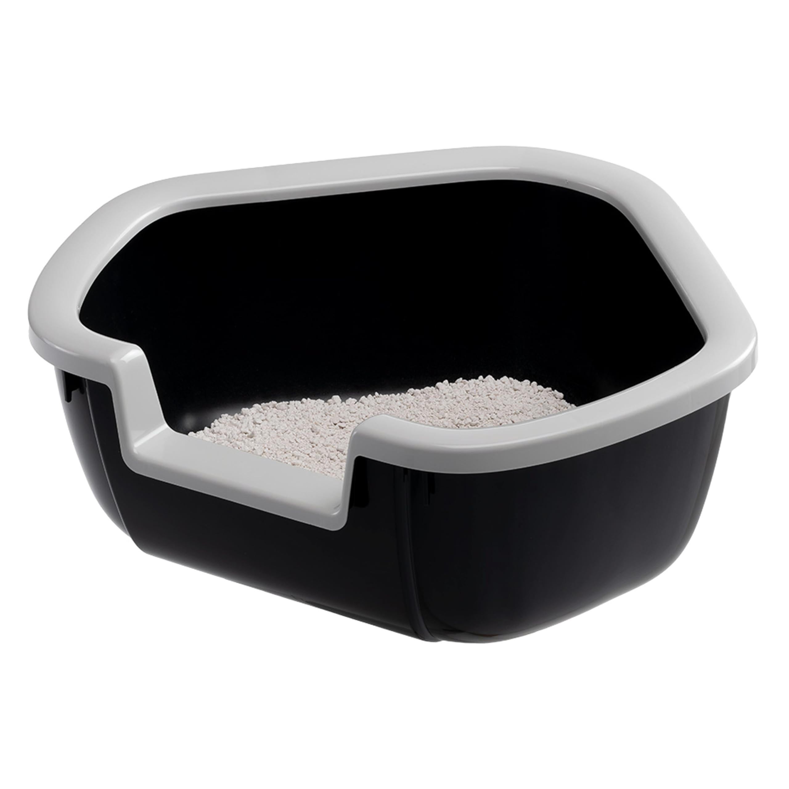 ferplast-dama-bac-liti-re-d-angle-pour-chat-57-5-x-51-5-x-h-22-cm-noir image 8
