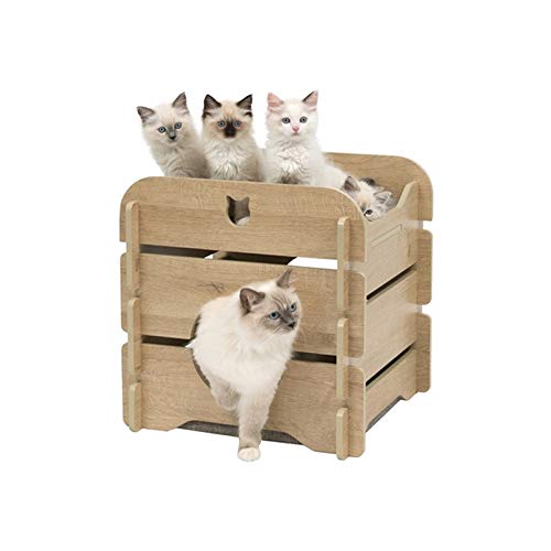 catit-vesper-cottage-52112-meuble-pour-chat-2-tages-ch-ne image 7