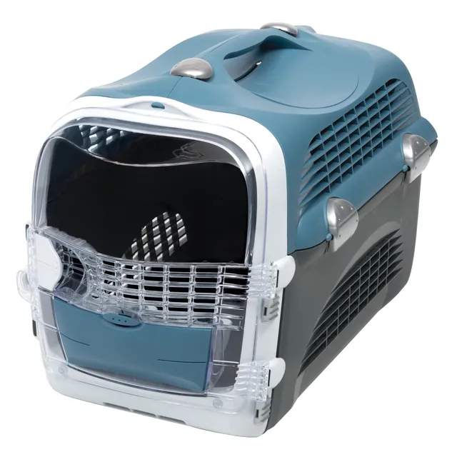 catit-cabrio-porte-chat-multifonction-bleu-gris image 1