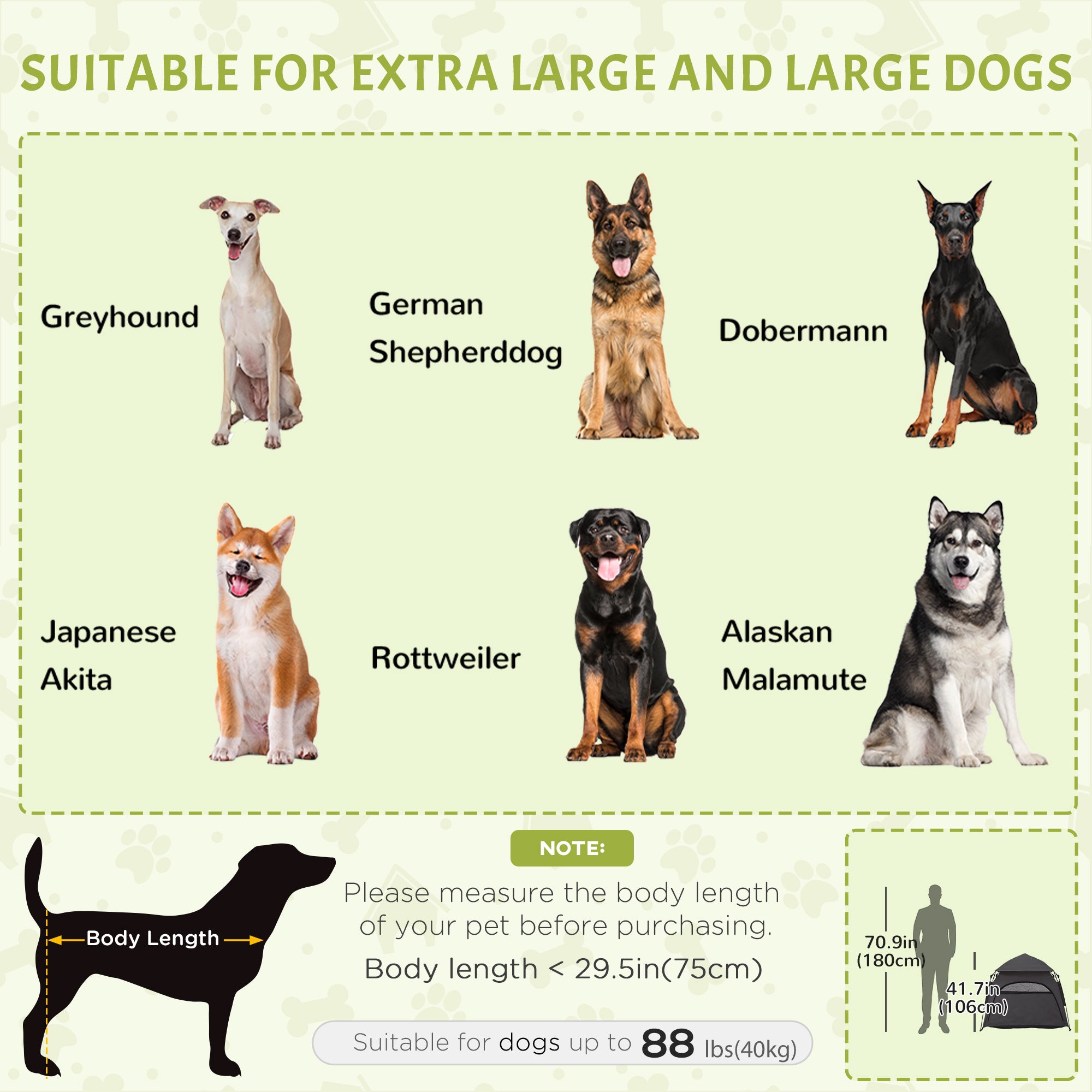 pawhut-tente-de-jeu-pliable-pour-chiens-et-chats-xl-en-oxford-r-sistant-l-eau-gr image 6