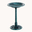 pawhut-bain-d-oiseaux-ext-rieur-71-cm-r-sine-fleur-de-lys-patine-ancienne image 2