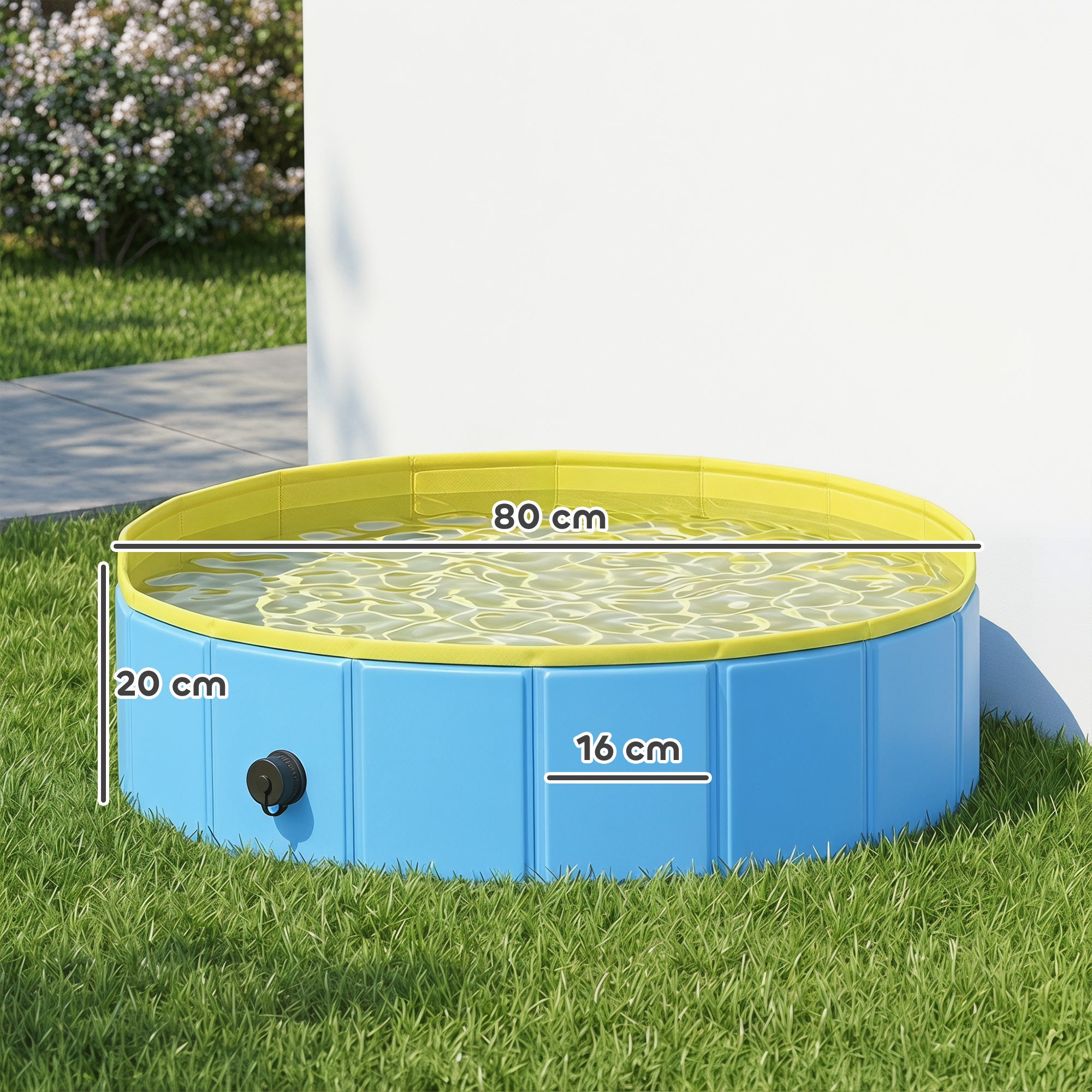 pawhut-piscine-chien-pliable-80-x-20-cm-pvc-antid-rapant-bleu-et-jaune image 5