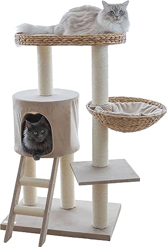 kerbl-pet-arbre-chat-banana-leaf-waxy-beige-60-x-40-x-103-cm image 8