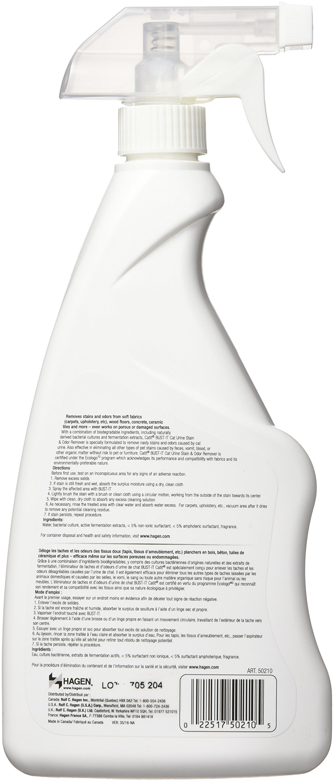 catit-bust-it-liminateur-taches-odeurs-urine-chat-spray-710-ml image 2