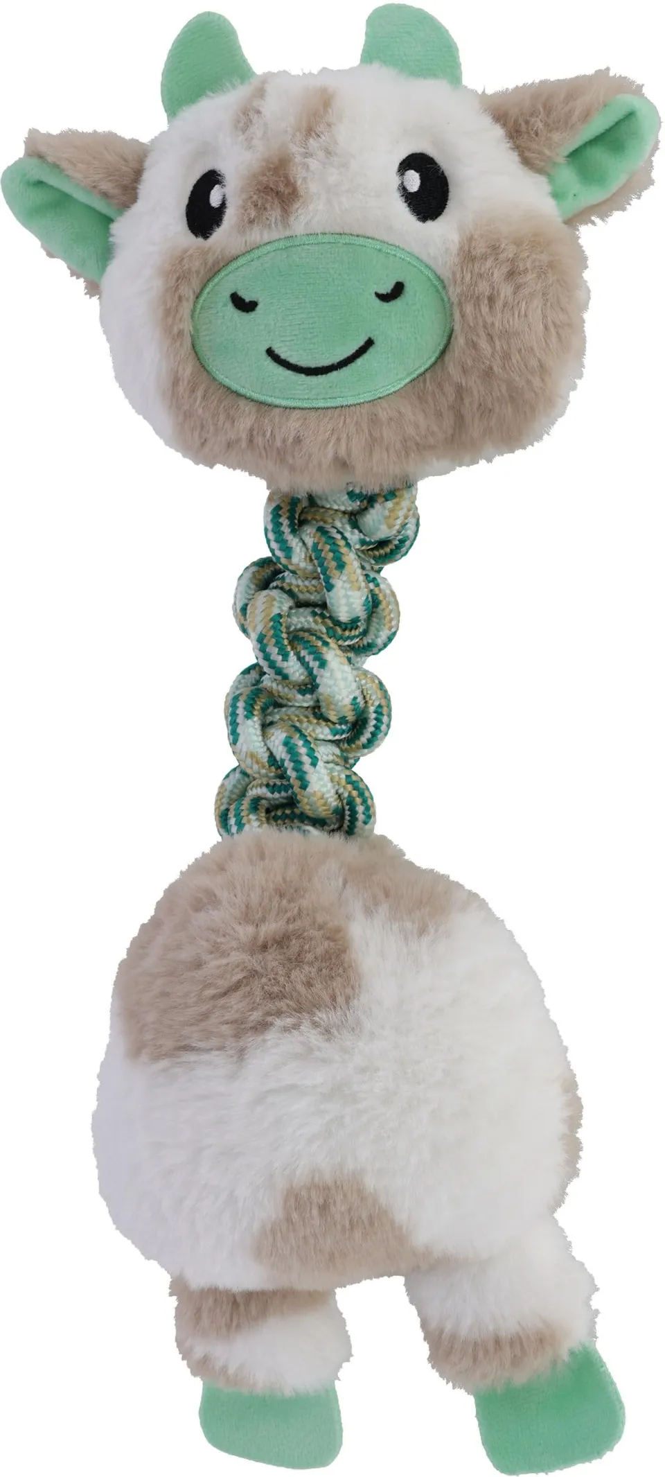 kerbl-pet-jouet-pour-chien-en-veau-17-x-40-cm-avec-corde-et-couineur image 1