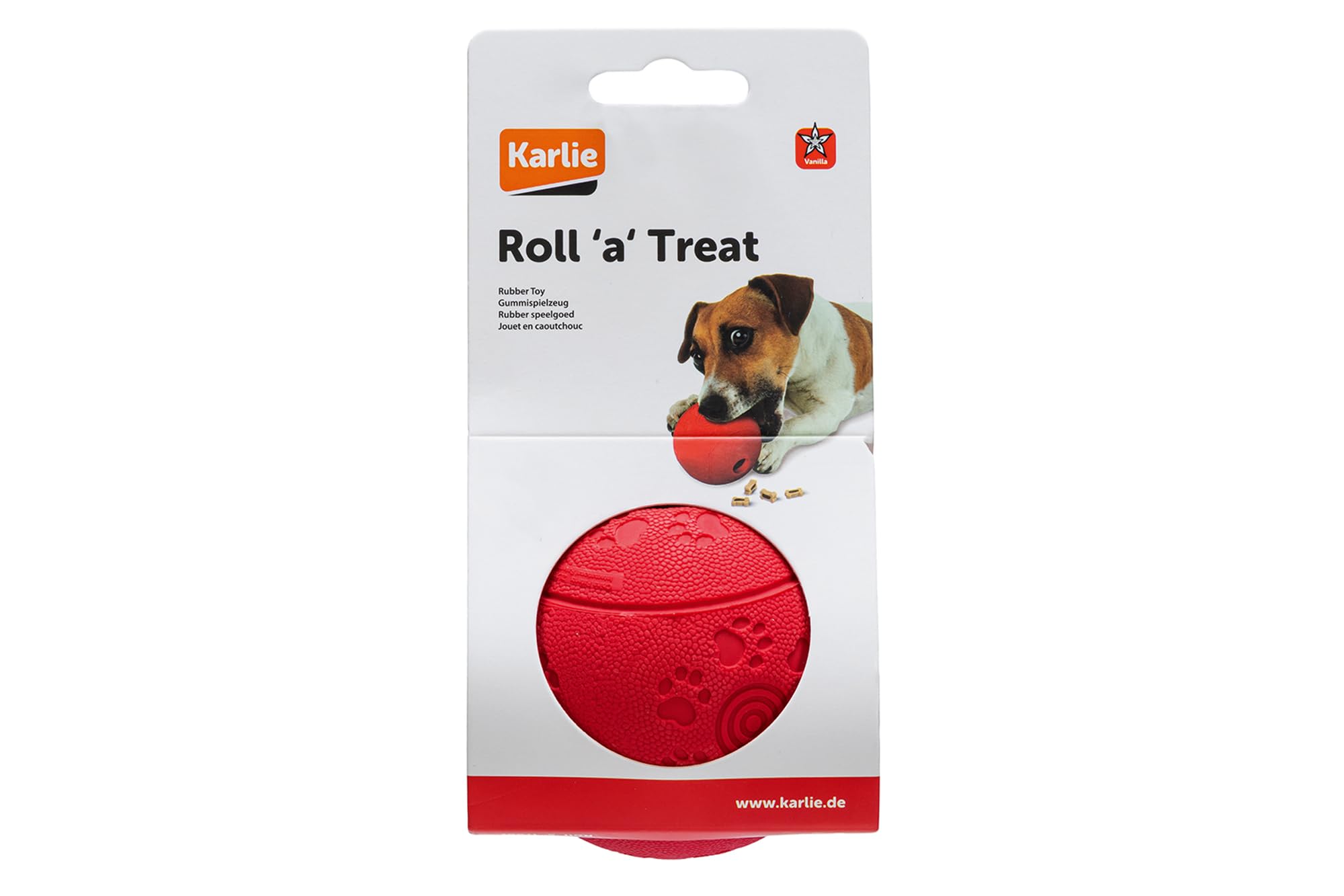 karlie-balle-ruffus-7-cm-jouet-pour-chien-distributeur-de-friandises-vanille image 5
