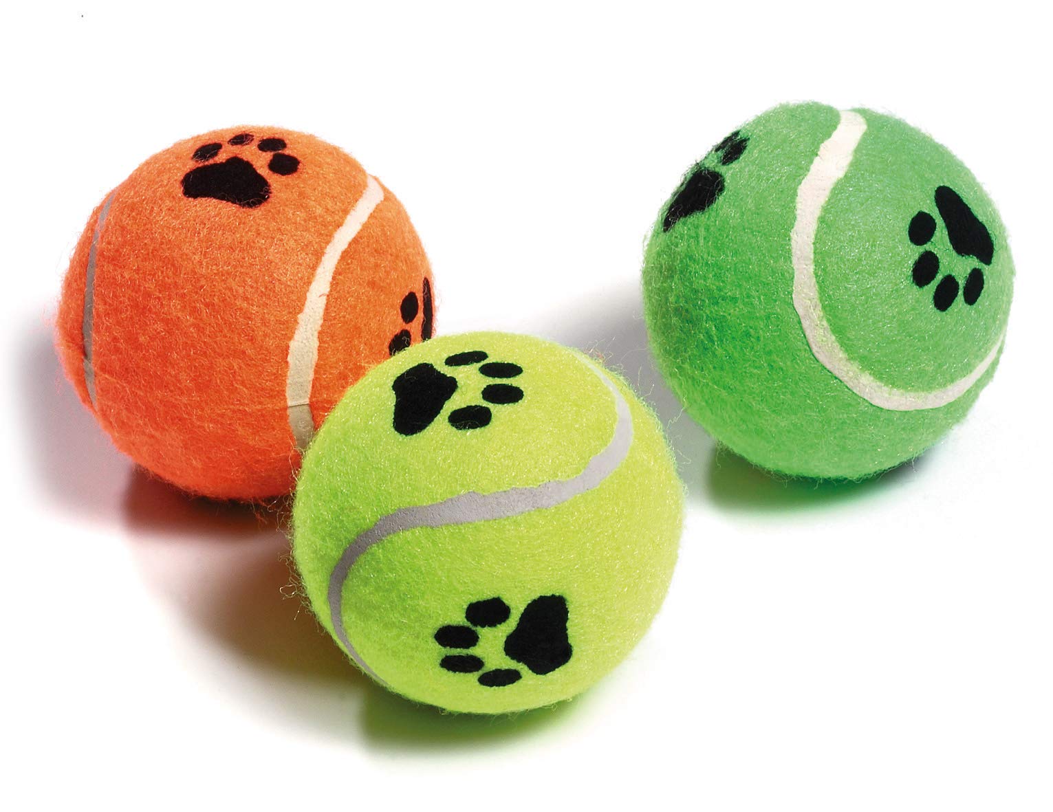 karlie-flamingo-balle-de-tennis-sonore-lot-de-3-6-cm-coloris-al-atoire image 1