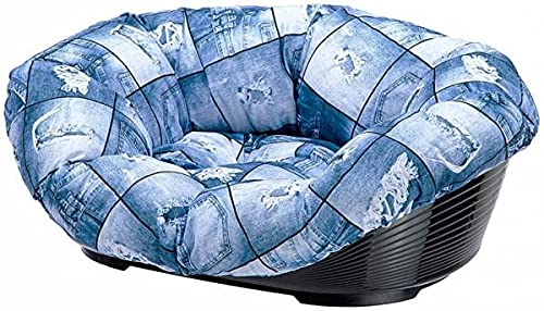 ferplast-70222090-niche-panier-chien-et-chat-plastique-avec-coussin-coton image 2