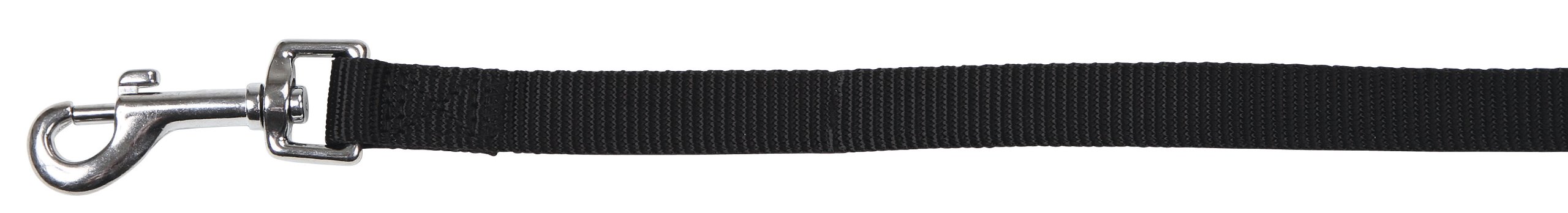 kerbl-miami-laisse-pour-chien-nylon-poign-e-souple-noire-100-cm-x-20-mm image 1