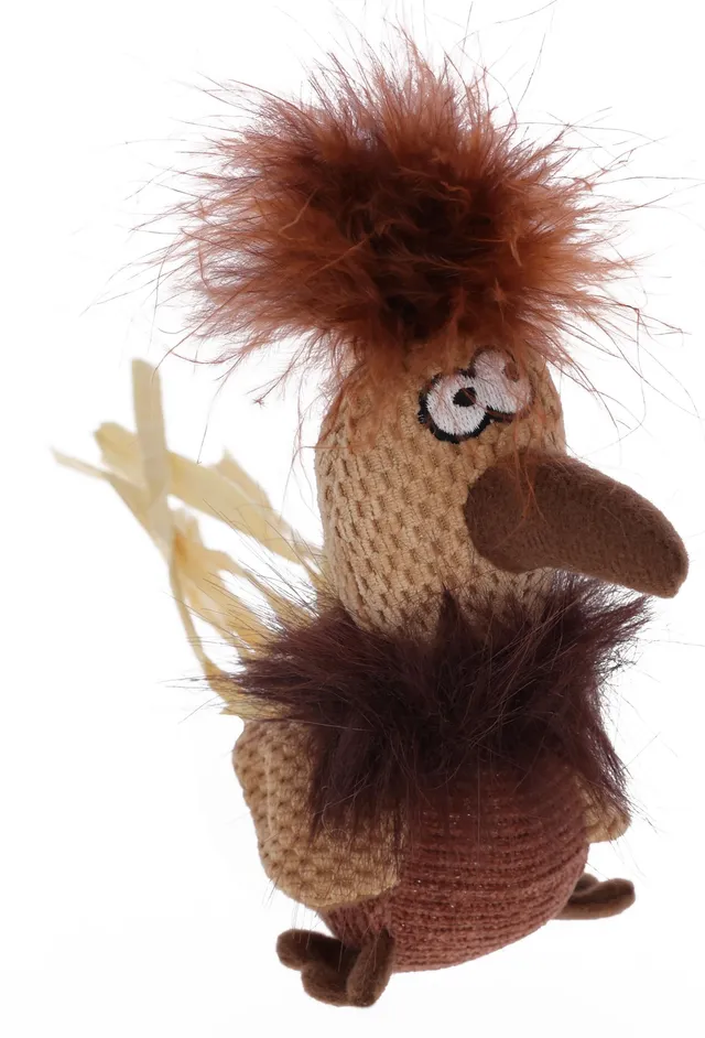 kerbl-pet-safari-kakadu-jouet-pour-chat-avec-plumes-16-cm image 1