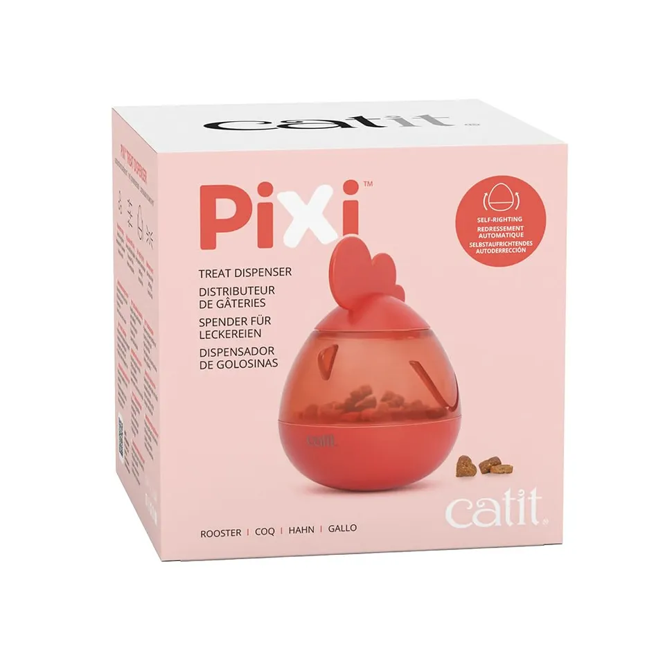 catit-pixi-distributeur-de-friandises-pour-chat-coq-jouet-interactif-mobile image 1