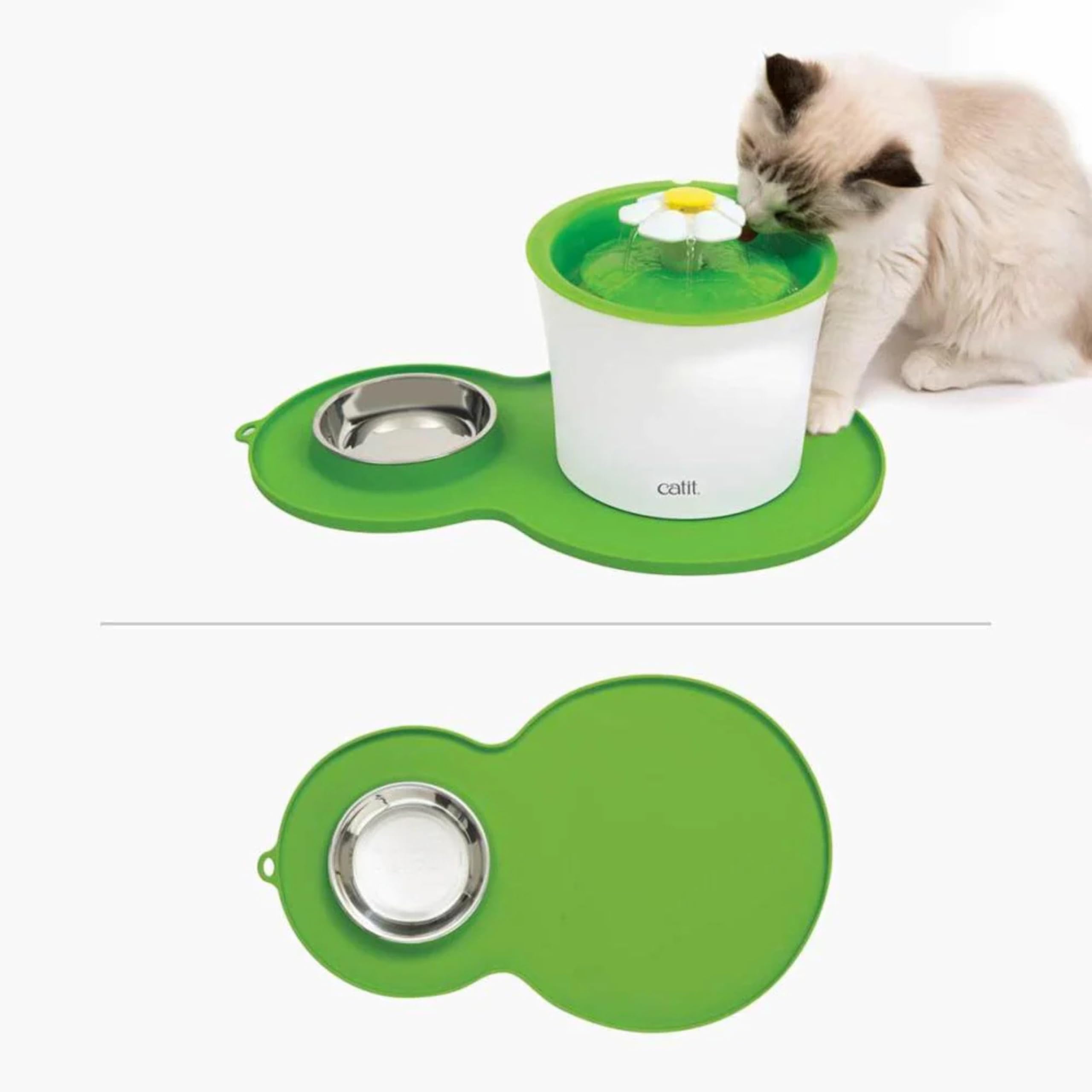 catit-set-de-table-en-silicone-chat-44-5-x-29-cm-vert image 2