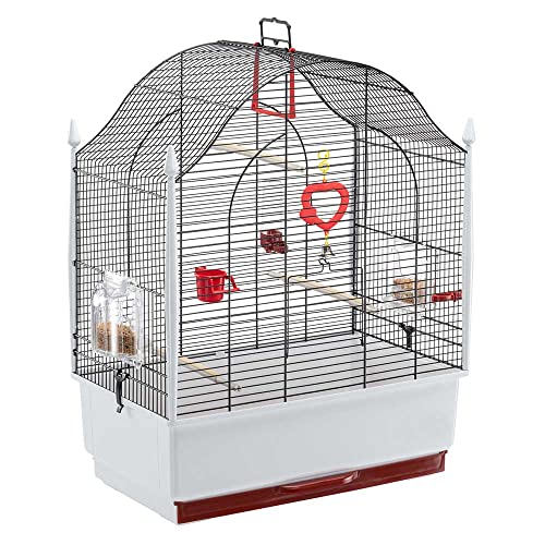 ferplast-villa-negra-cage-pour-petits-animaux-noire-toit-arrondi-avec-plateau-am image 7
