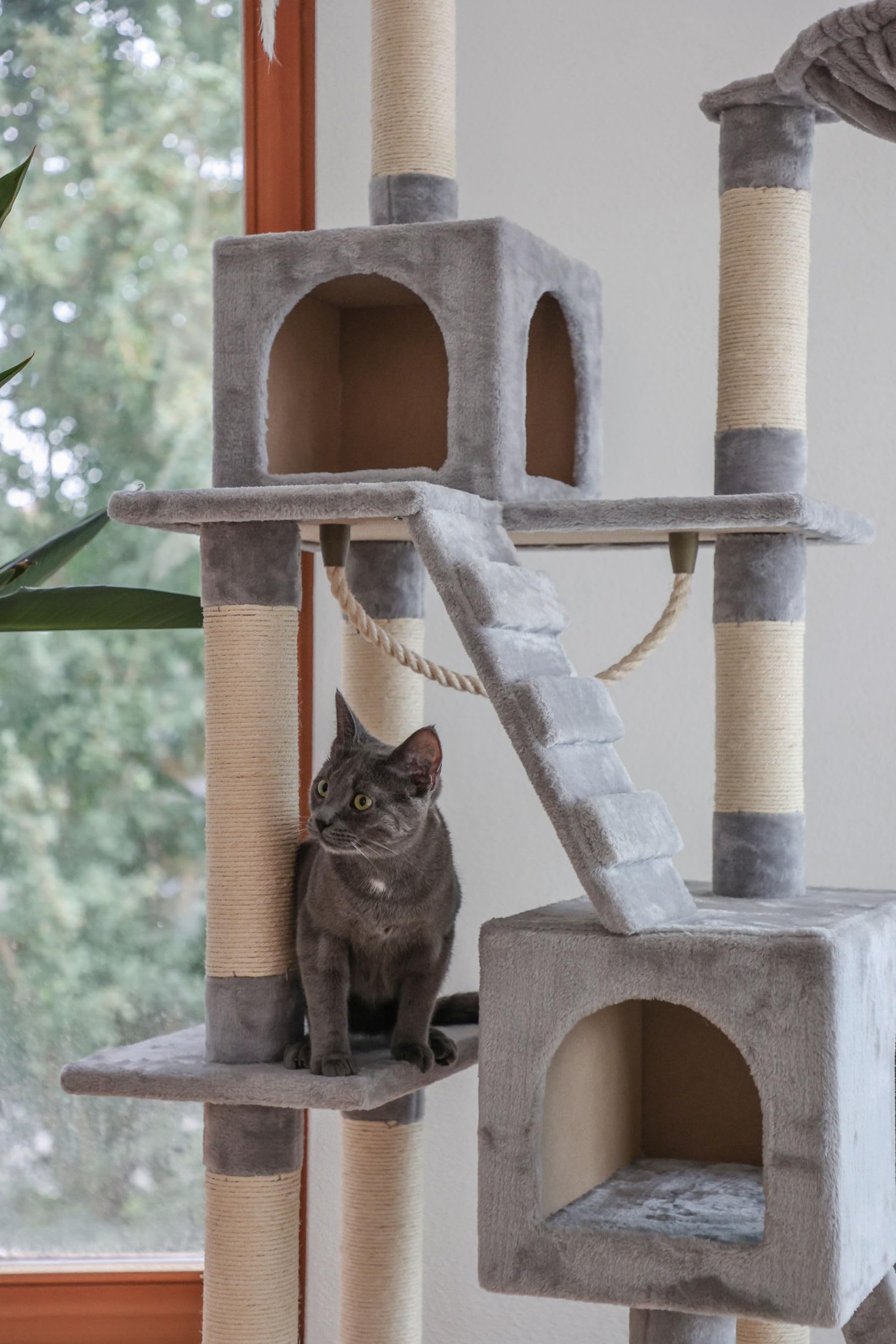 kerbl-pet-square-arbre-chat-178-cm-gris-clair image 3