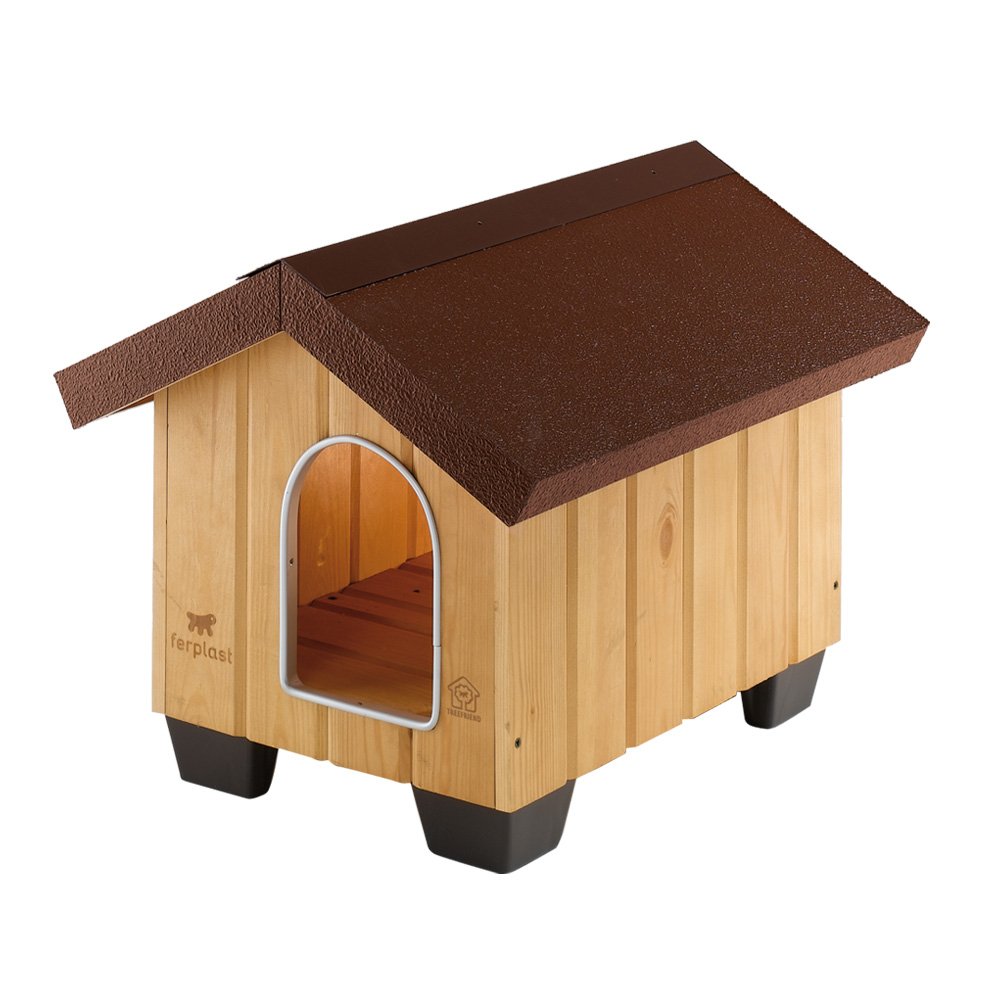 ferplast-domus-mini-niche-chien-bois-50-x-65-x-h-47-5-cm image 1