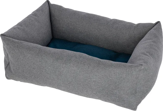 kerbl-pet-lit-douillet-ely-gris-p-trole-60-x-70-cm image 1