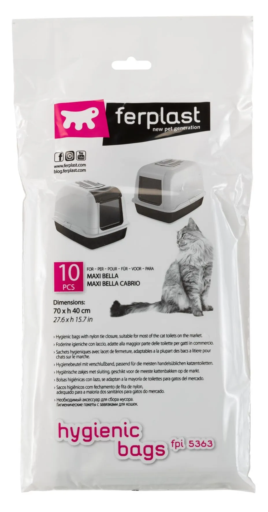 ferplast-fpi-5363-sachets-hygi-niques-pour-liti-re-lot-de-4 image 1