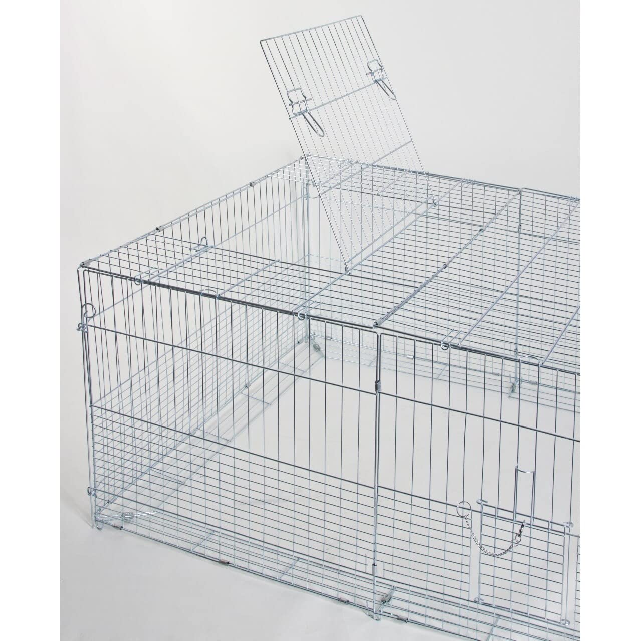 kerbl-pet-enclos-ext-rieur-pour-jeunes-animaux-144-x-112-x-60-cm-galvanis image 3